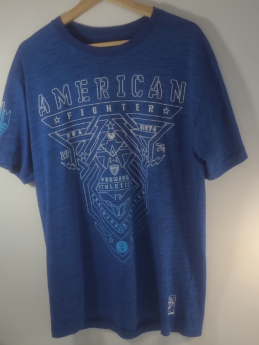 American Fighter Royal Blue Graphic Short-Sleeve Tee Designed For Buckle
